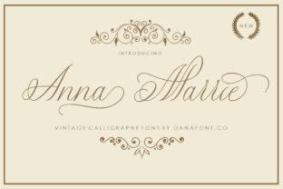 Anna Marrie: A Stylish Calligraphy Font for Elegant Design Workflows