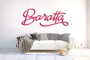 Baratta: A Flourished Script for Creative Expression