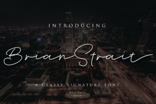 Brian Strait: A Timeless Font for Creative Expression