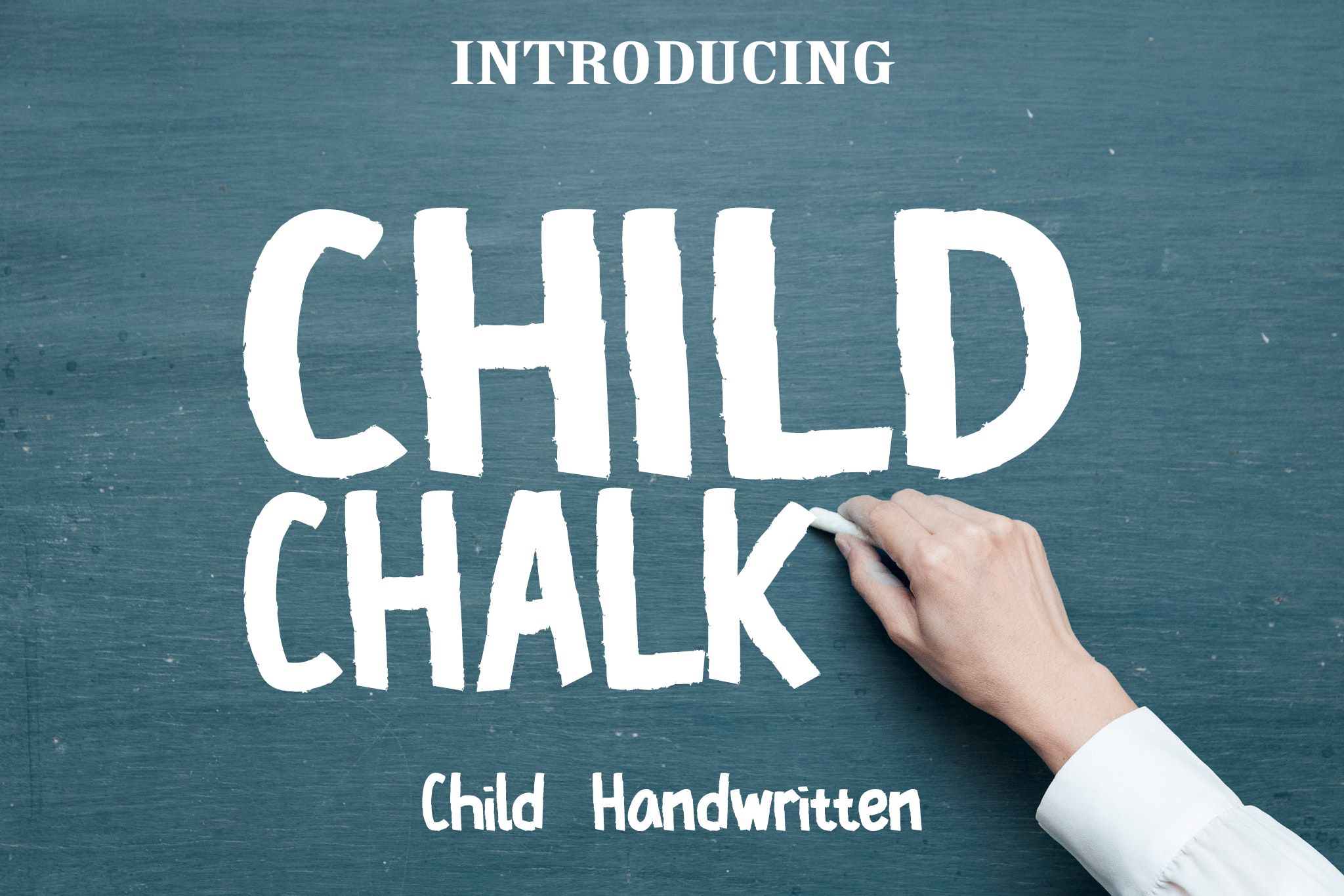 Child Chalk: A Unique Font for Expressive and Playful Design