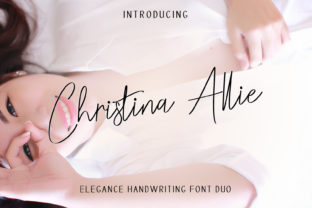 Christina Allie: Elegant Handwritten Font Duo