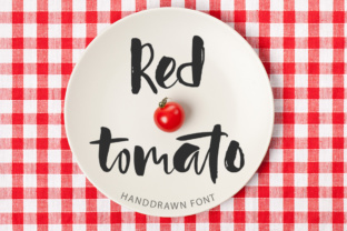 Discover the Charm of Red Tomato: A Playful Hand-Drawn Script Font