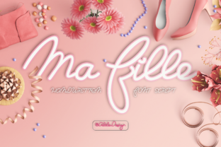 Ma Fille: A Playful Script Font for Expressive Design