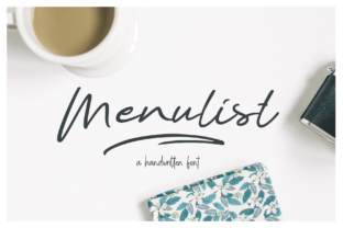 Menulist: A Handwritten Font for Creative Projects