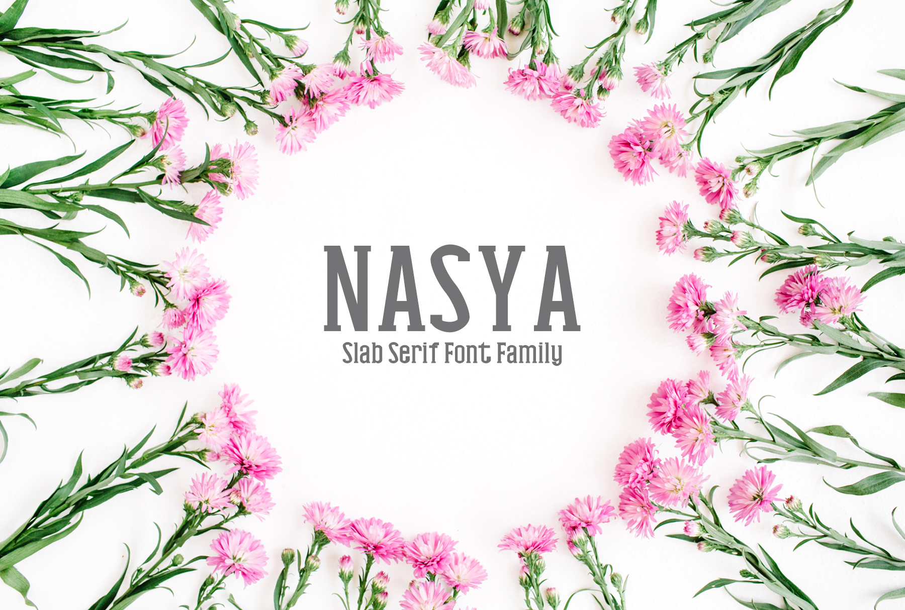 Nasya: A Modern Slab Serif Font for Impactful Design
