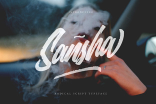 Sansha: A Stylish Handwritten Font