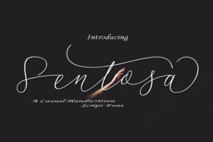 Sentosa: A Handwritten Font for Elegant Design