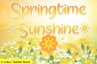 Springtime Sunshine: A Handwritten Font That Brings Joy to Every Project